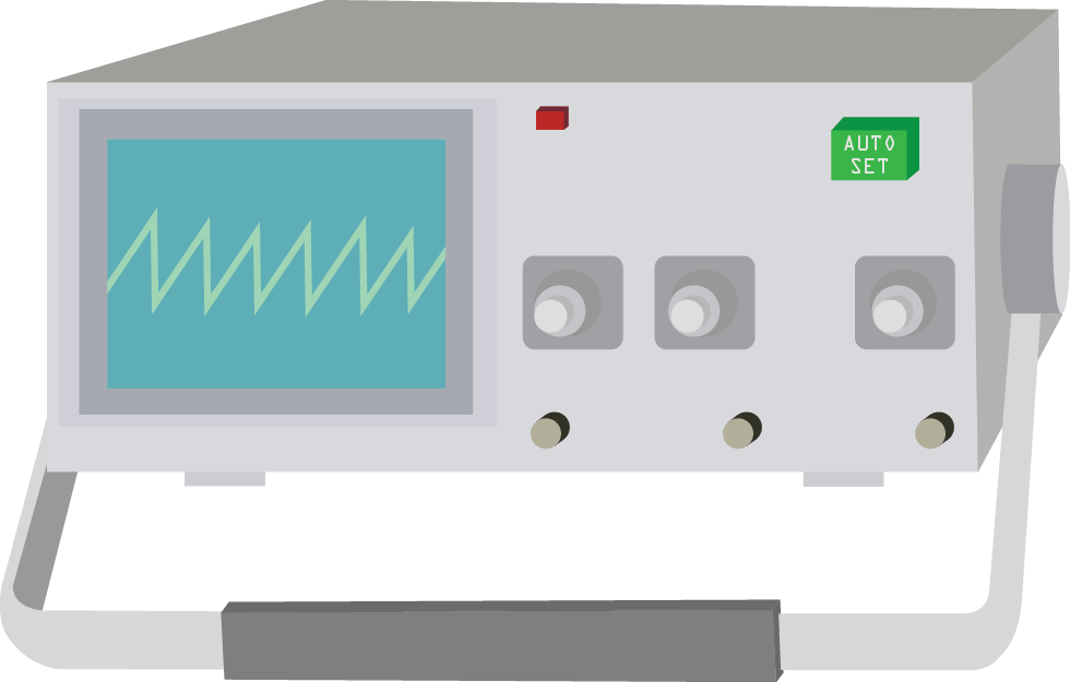 Osciloscopio HAMEG HM-3036 del puesto de electrónica