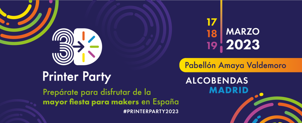 Cabecera 3D Printer Party 2023